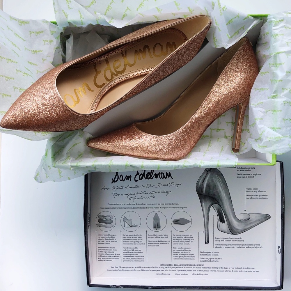 SAM EDELMAN Hazel Pointed Toe Pump 7